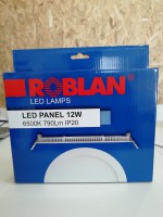Painel LED Roblan 12W - Quadrado / Redondo
